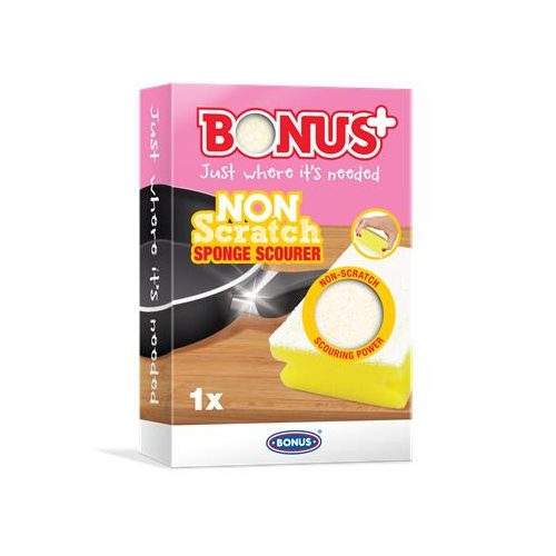 Mosogatószivacs, karcmentes, BONUS