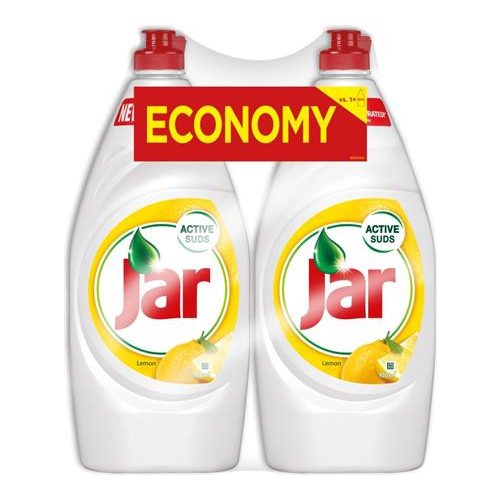 Mosogatószer, duopack, 2x900 ml, JAR, citrom