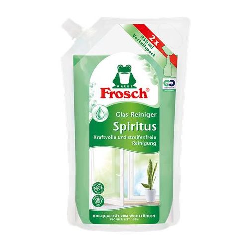 Ablaktisztító, spiritusszal, 950 ml, utántöltő, FROSCH