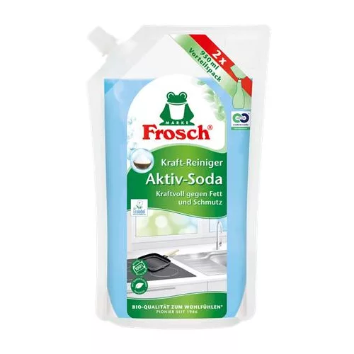 Konyhai tisztítószer, szóda kivonattal, 950 ml, utántöltő, FROSCH