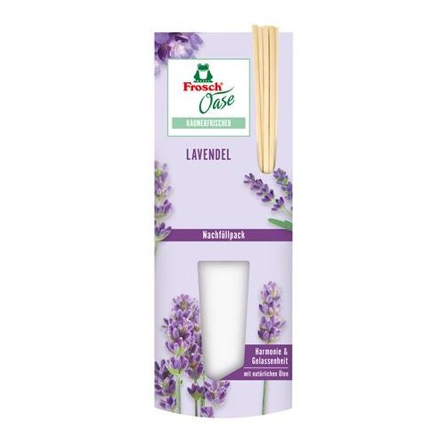 Légfrissítő, 90 ml, utántöltő, FROSCH "Oase", levendula