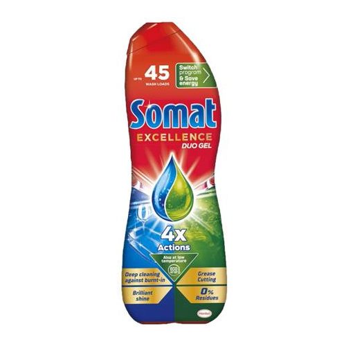 Mosogatógép mosogatógél, 810 ml, SOMAT "Excellence Grease Cutting"