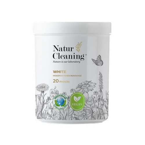 Mosópor, fehér ruhákhoz, 1 kg, NATURCLEANING "White"