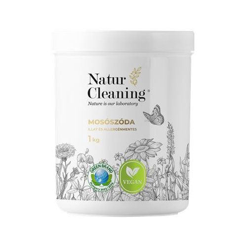 Mosószóda, illat- és allergénmentes, 1 kg, NATURCLEANING