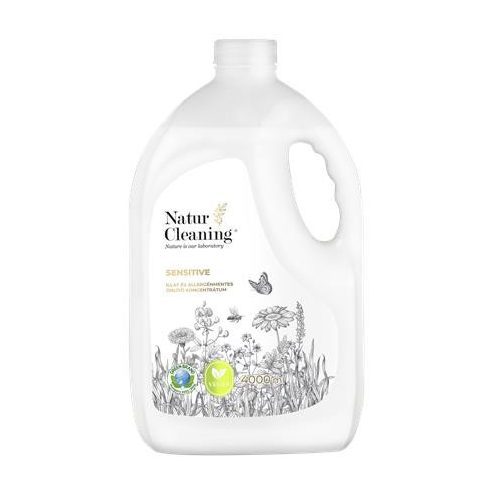 Öblítő koncentrátum,  illat- és allergénmentes, 4 l, NATURCLEANING "Sensitive"