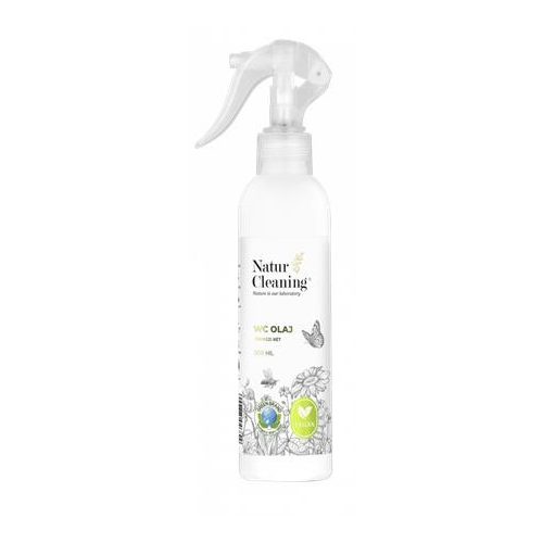 WC olaj, pumpás, 200 ml, NATURCLEANING, tavaszi rét