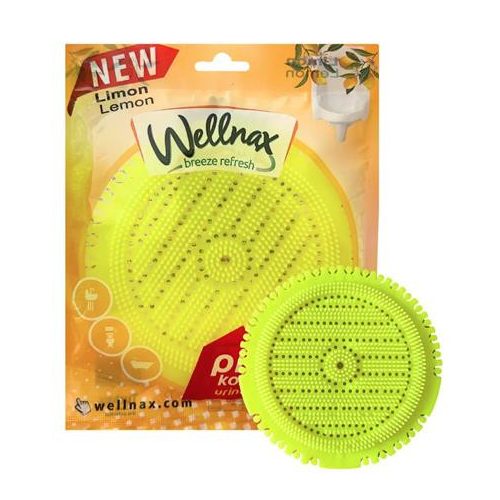 Piszoár illatosító rács, 50 g, "Wellnax", citrom