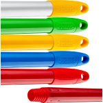 Nyél, menetes, alukróm, 140 cm, BONUS "Heavy Duty" , fehér