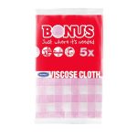 Mosogatókendő, viszkóz, 5 db, BONUS