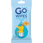 Toalettpapír, nedves, 10 db, GO WIPES "Comfort"