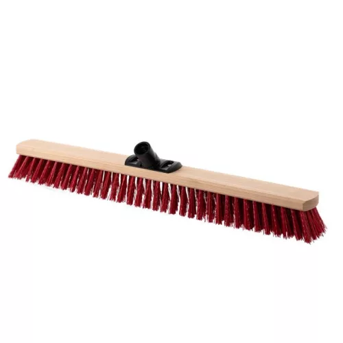 Tolóseprű, kültéri, fa, 60 cm, BONUS "Maddox", piros