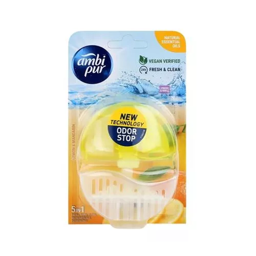 WC illatosító gél, 55 ml, AMBI PUR, citrom és mandarin