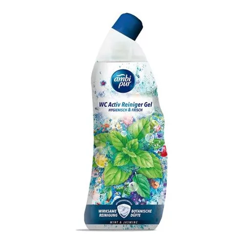 WC tisztító gél, 750 ml, AMBI PUR, menta és jázmin
