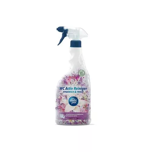 WC tisztító spray, 750 ml, AMBI PUR, fehér virágok