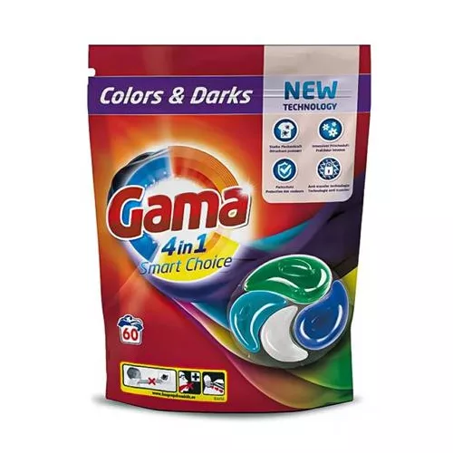 Mosókapszula, 60 db, GAMA "Color"