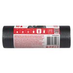 Szemeteszsák, 150 l, 10 db, 80x105 cm, 35 µ, ALUFIX, fekete