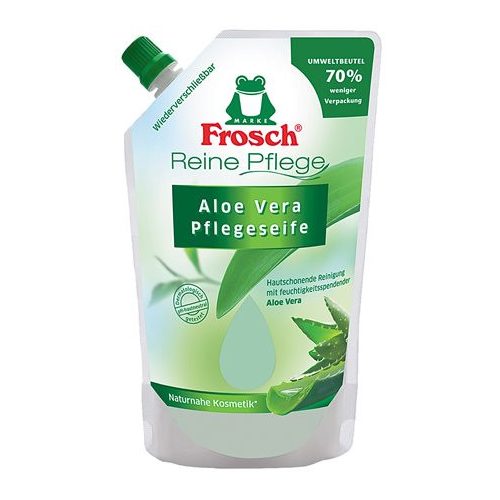 Folyékony szappan utántöltő, 0,5 l, FROSCH, aloe vera