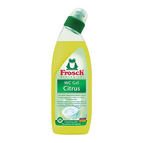 WC tisztítógél, 750 ml, FROSCH, citrus
