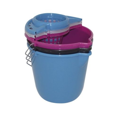 Felmosóvödör csavarókosárral, kerek, 12 l