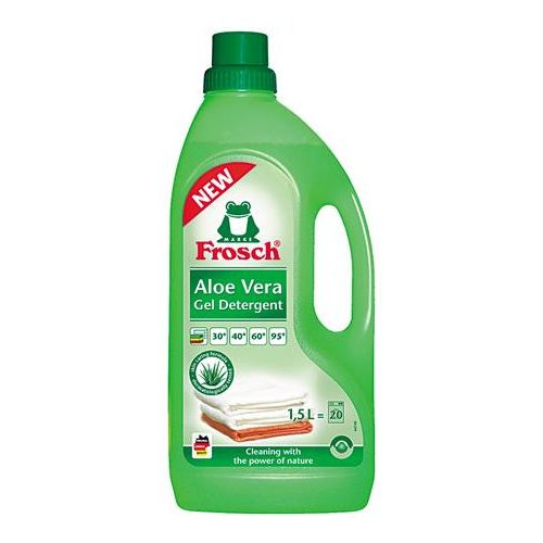 Folyékony mosószer, 1,5 l, FROSCH "Aloe Vera"