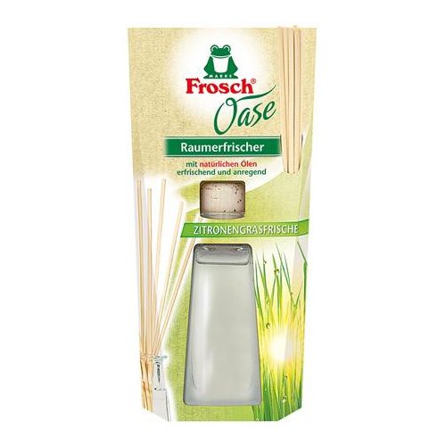 Légfrissítő, 90 ml, FROSCH "Oase", citromfű