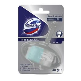   WC tisztító blokk, 40 g, DOMESTOS "3 in 1", óceán