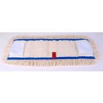 Lapos felmosó huzat, zsebes-füles, pamut, 50 cm