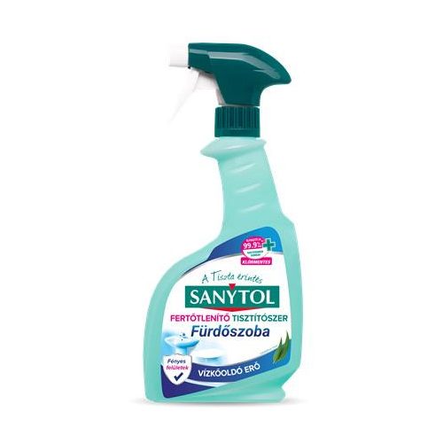 Fürdőszobai felülettisztító- és fertőtlenítő spray, 500 ml, SANYTOL