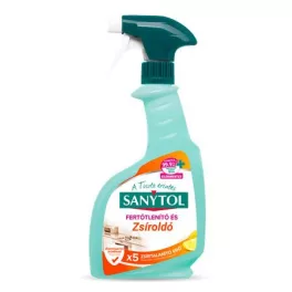   Konyhai fertőtlenítő- és zsíroldó spray, 500 ml, SANYTOL