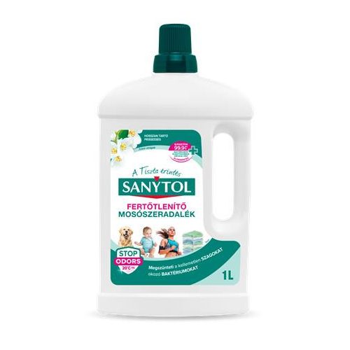 Fertőtlenítő mosószeradalék, 1 l, SANYTOL