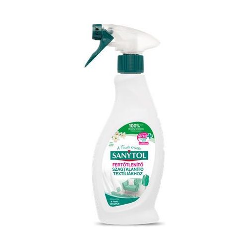 Fertőtlenítő- és szagtalanító spray, 500 ml, SANYTOL, textíliákhoz