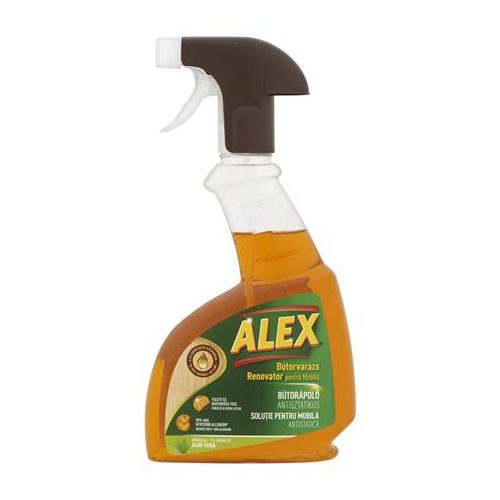 Bútorápoló, antisztatikus, 375 ml, ALEX, aloe vera