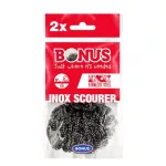 Inox fémsúroló, spirál, 2 db, BONUS