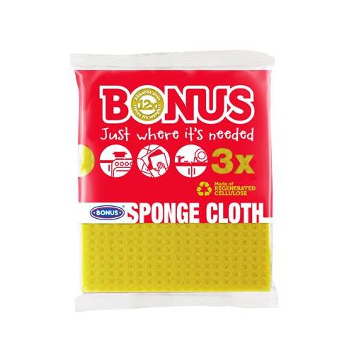 Szivacskendő, 3 db, BONUS