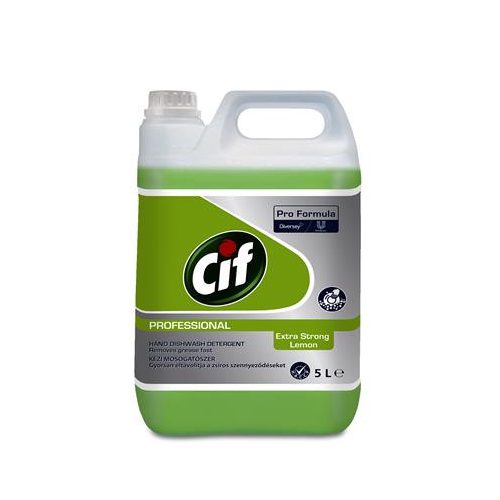 Mosogatószer, 5 l, CIF "Dishwash Extra Strong", citrom