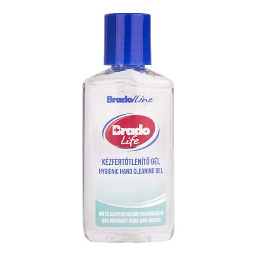 Kézfertőtlenítő gél, kupakos, 50 ml, BRADOLIFE