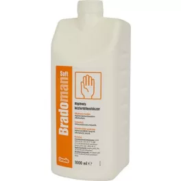  Kézfertőtlenítő szer, higiénés, 1 l, BRADOMAN "Soft"
