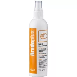   Kéz- és bőrfertőtlenítőszer, pumpás, 250 ml, BRADOPLUS