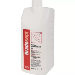Felület fertőtlenítőszer, alkoholos, 1 l, BRADOSEPT
