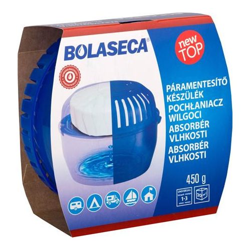 Páramentesítő készülék, utántöltő tablettával, BOLASECA