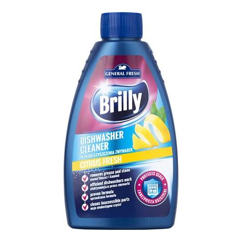 Mosogatógép tisztító, 250 ml, "Brilly", citrus fresh