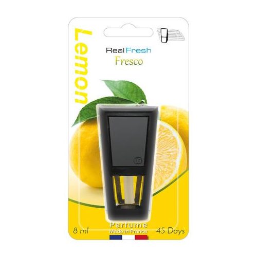 Autóillatosító készülék, 8 ml, "Real Fresh", citrom
