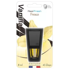   Autóillatosító készülék, 8 ml, "Real Fresh", vanília