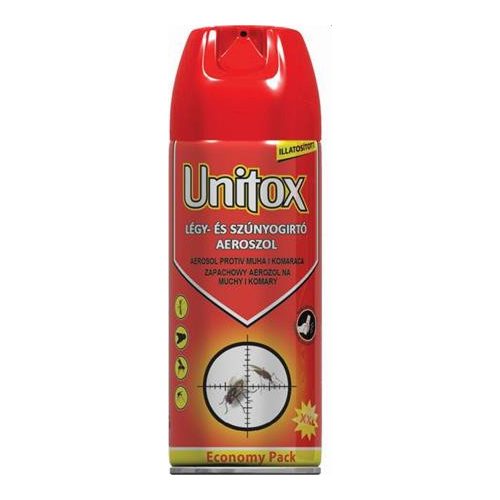 Légy- és szúnyogirtó aeroszol, 200 ml, UNITOX, illatosított