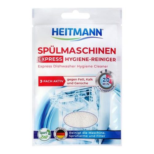 Mosogatógép tisztító por, 30 g, HEITMANN "Express"