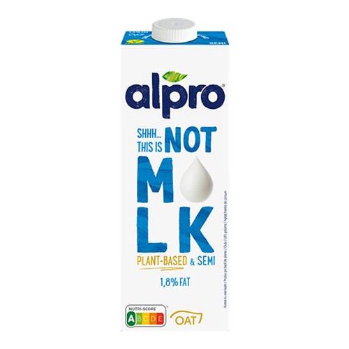Növényi ital, dobozos, 1 L, 1,8%, ALPRO "This is Not M!lk", zab