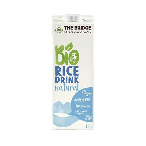 Növényi ital, bio, dobozos, 1 l, THE BRIDGE, rizs