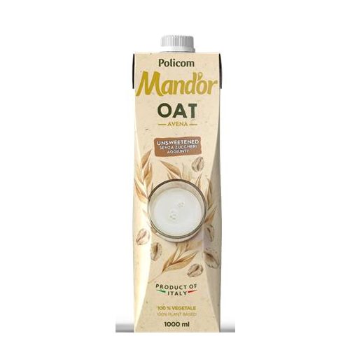 Növényi ital, cukormentes, dobozos, 1 l, MAND'OR "Prémium", zab