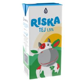 Tartós tej, dobozos, 1,5%, 1 l, RISKA