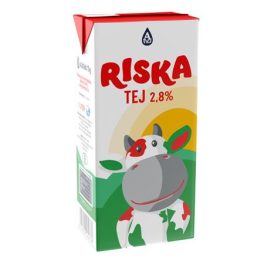Tartós tej, dobozos, 2,8%, 1 l, RISKA